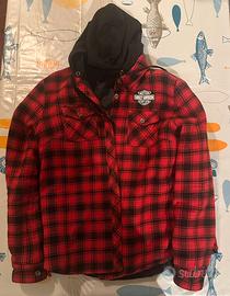 Giacca Jarley Davidson Tg L cappuccio a quadri