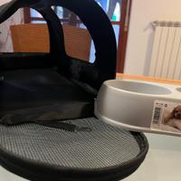 Trasportino e ciotola