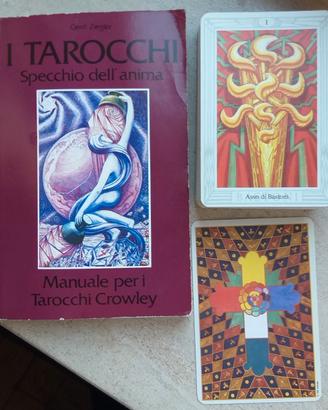 TAROT Aleister Crowley Carte e Libro Italiano+ Maz