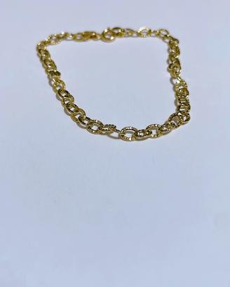 Bracciale fantasia in oro giallo 18kt 750