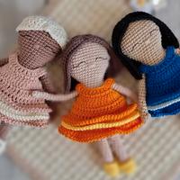 Bambolina Greta  realizzata a mano