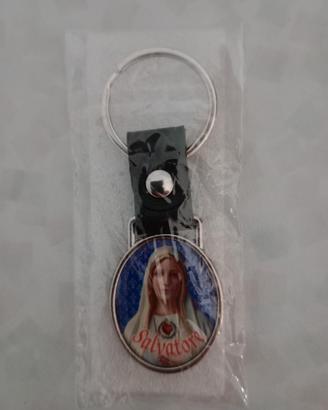 Portachiavi "Madonna di Fatima" con nome Salvatore