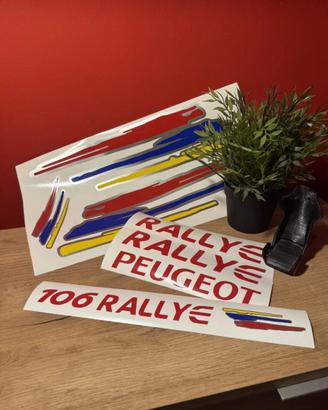 KIT ADESIVI PEUGEOT 106 Rallye PHASE 2