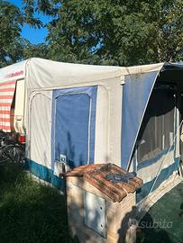 Veranda roulotte