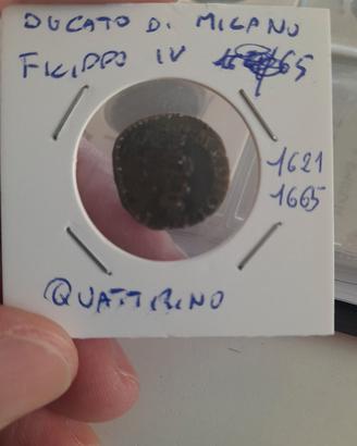 Quattrino ducato di Milano 