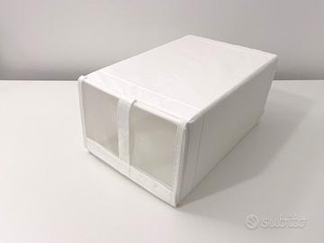 Scatola per scarpe IKEA SKUBB bianco 3 pz. nel set