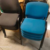8 sedie da ufficio 