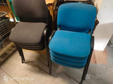 8 sedie da ufficio 