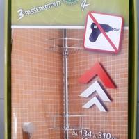 Portaoggetti Doccia Spider 4 Family acciaio cromat
