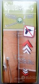 Portaoggetti Doccia Spider 4 Family acciaio cromat
