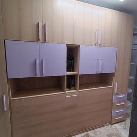 cameretta  come nuova  con letto a doghe 
