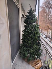 Albero di natale 240 cm folto, realistico