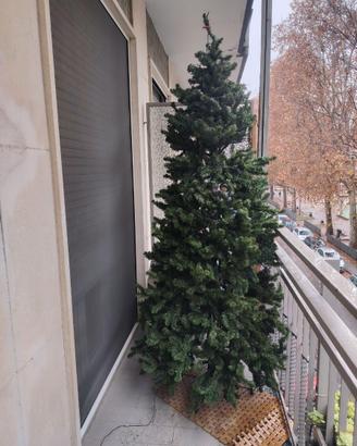 Albero di natale 240 cm folto, realistico