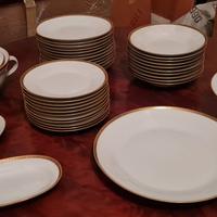 Richard Ginori, bordo oro servizio piatti.