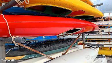 Canoa monoposto vetroresina