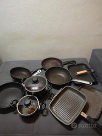 padelle, pentole e bistecchiere, anche pezzi singo