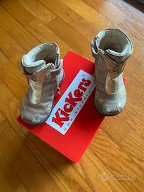 Stivaletti con zip laterale bambina Kickers N.20