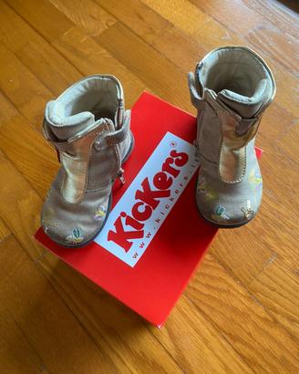 Stivaletti con zip laterale bambina Kickers N.20