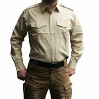 Camicia Manica Lunga Militare Esercito Cachi