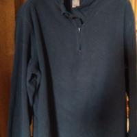 FELPA UOMO DI LANA BRAND QUECHUA COLORE BLU