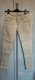 Jeans skinny beige taglia 40 MYD