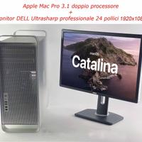 Apple Mac Pro 8 core + monitor 24 pollici