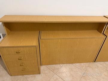 Coppia testata letto con comodini