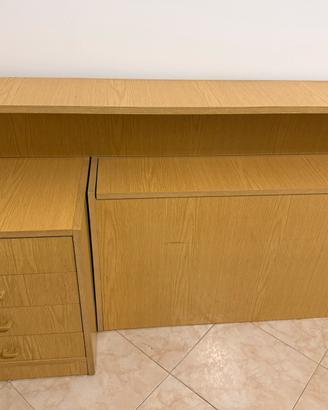 Coppia testata letto con comodini