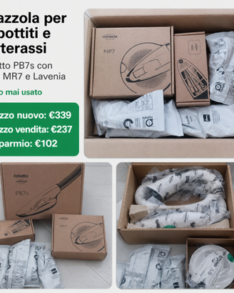 Folletto PB7s MP7 MR7 imbottiti materassi