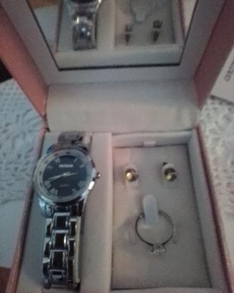 Orologio donna + set gioielli