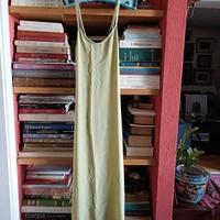 abito longuette verde mela