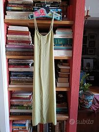 abito longuette verde mela