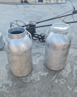 antichi bidoni x latte in alluminio1