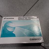 Uso e manutenzione Honda cb900 F