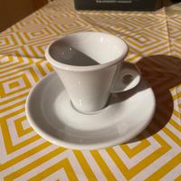 Tazze con piattino da espresso nuove