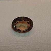 Topazio imperiale a forma ovale pietra naturale