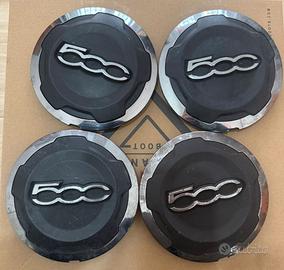 4 coppette coprimozzo cerchio Fiat 500, 500l
