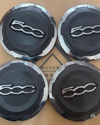 4 coppette coprimozzo cerchio Fiat 500, 500l