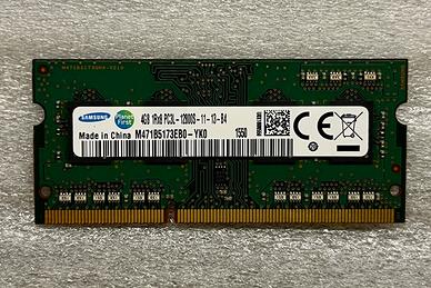 MODULO RAM SO-DIMM SAMSUNG 4GB DDR3-1600 PC3L-1280