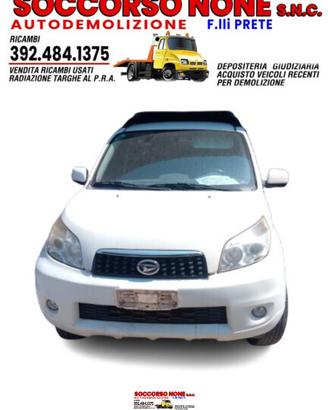 Ricambi Daihatsu Terios Mot 3SZ