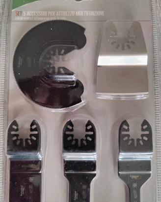 set 5 accessori per attrezzo multifunzione 