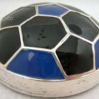 Fermacarte da scrivania in ARGENTO laccato nero