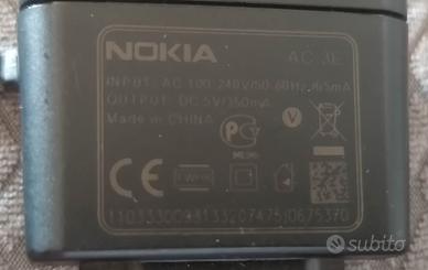 Caricabatteria Nokia Vintage
AC-3E
nokia 