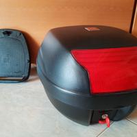 Bauletto GIVI + Piastra per aggancio Monolock