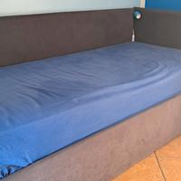 Divano letto singolo con contenitore