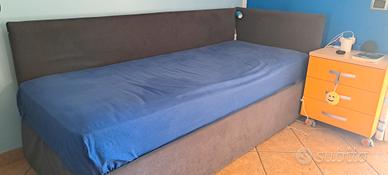 Divano letto singolo con contenitore