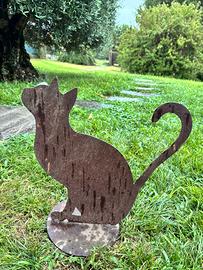Gatto Ornamentale da Giardino