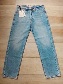 Jeans da uomo QB24 tgIT48 slim fit blu