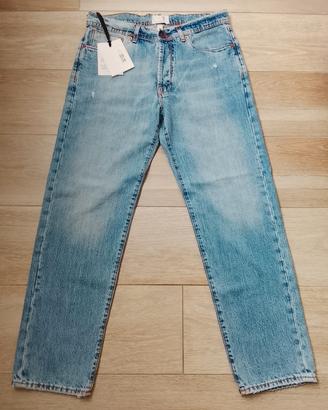 Jeans da uomo QB24 tgIT48 slim fit blu