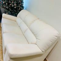 Divano in pelle 3 posti maxi